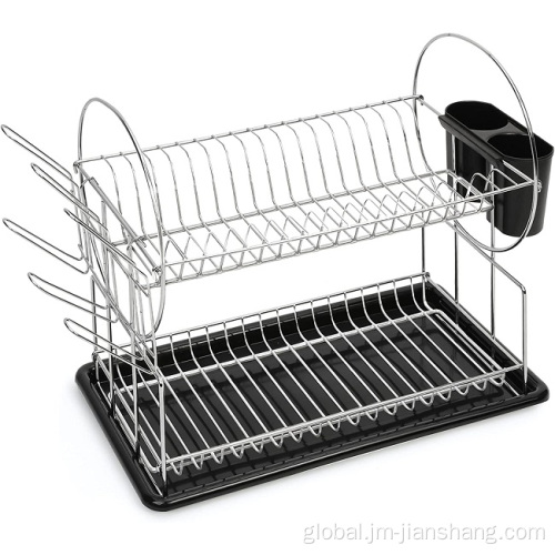 2 Tier 201 Stainless Steel Dish Rack 2 Tier 201 Stainless Steel Dish Rack Manufactory